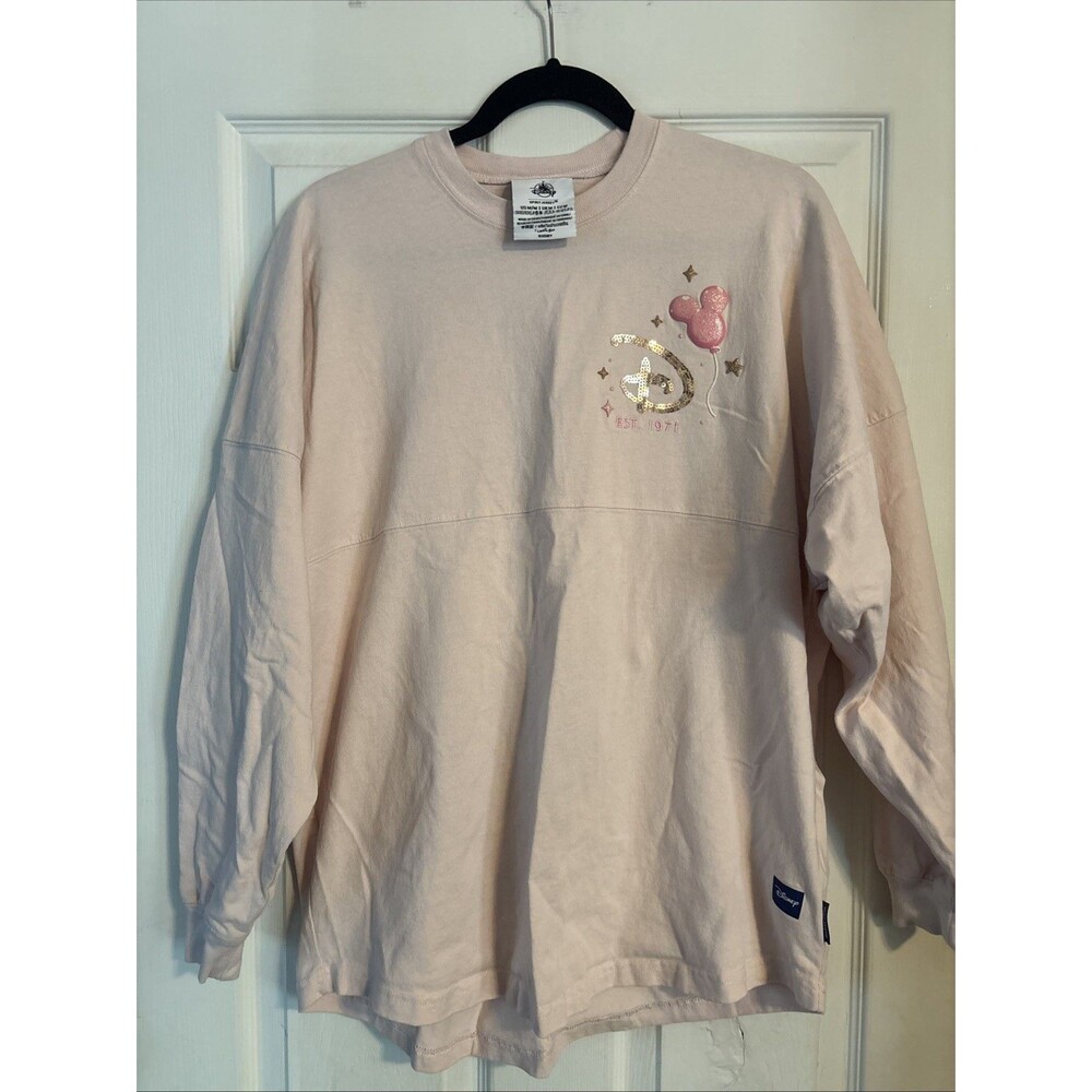 2024 Disney Parks Pink Mickey Balloon Spirit Jersey Size Medium